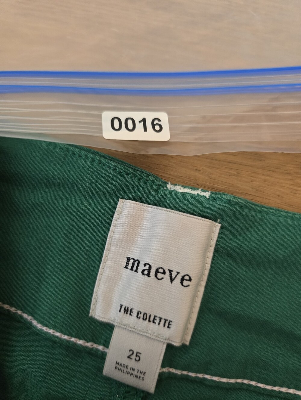 Maeve The Colette Crop Wide-Leg Pants: Contrast-Stitch Edition 25 Magic Fabric - Picture 5 of 13